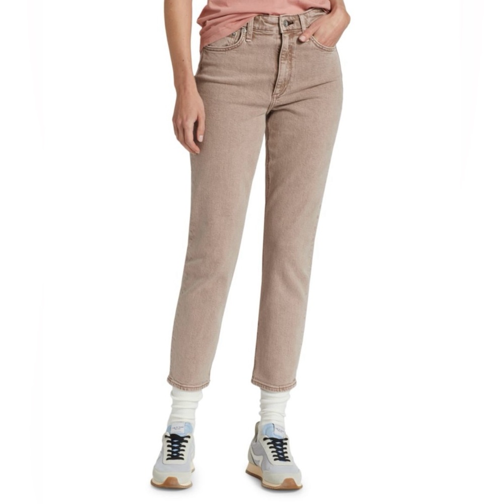 NWOT - Rag & Bone - Nina High Rise Cigarette Jeans in Rose Glitz - Size 25 Waist - Picture 2 of 11